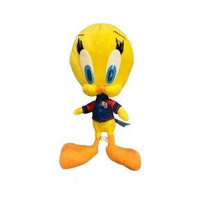 Looney Tunes Tweety Bird Plush Six Flags Prize 45 Years Jacket with Tag